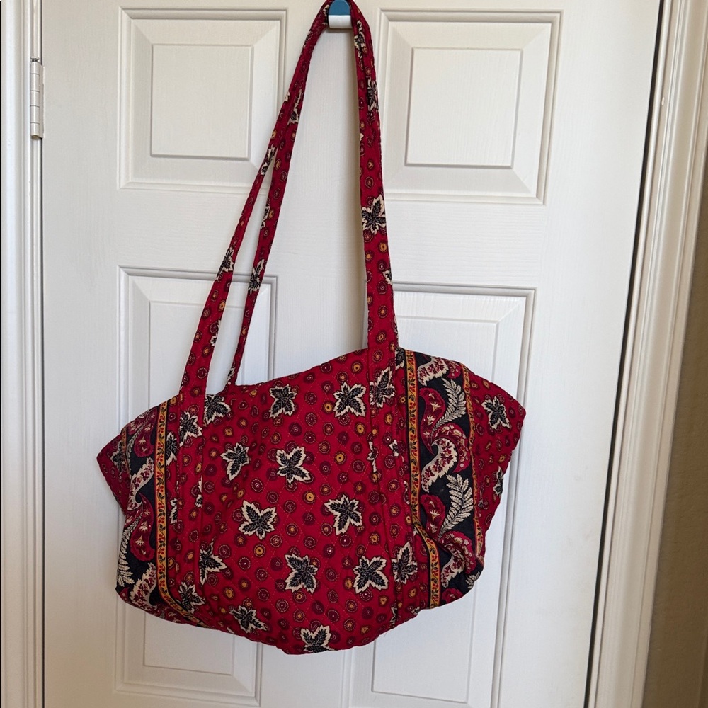 Vera Bradley Red Leaf Garment Bag and Duffel Bag Set - Picture 3 of 4